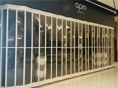 折叠推拉水晶门